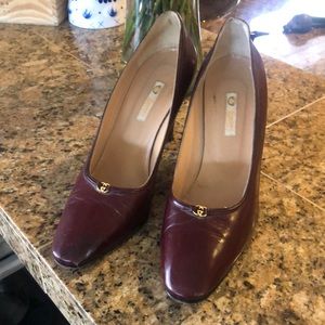 Gorgeous Maroon Gucci Heels 39.5 B